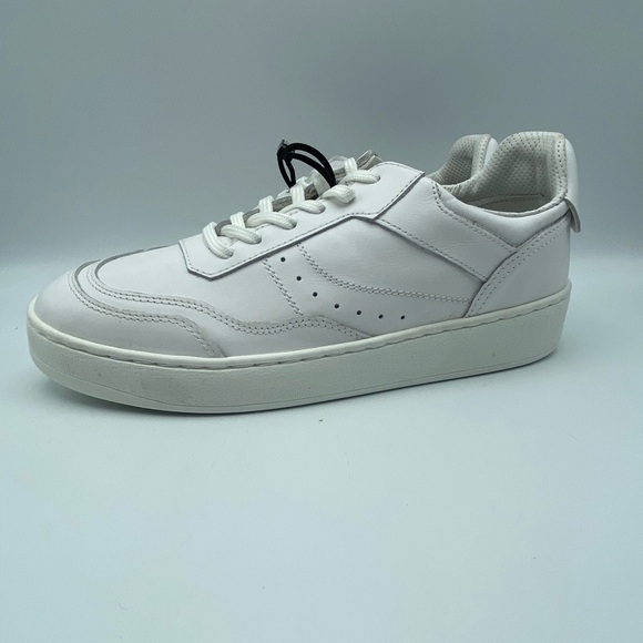 NWT. Zara Women's White Leather Uniform Sneakers Comfort Nurse. Size 7,5. - Picture 3 of 12